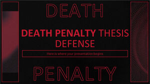 Death Penalty Thesis Defense
