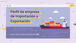 Profilo aziendale di importazione esportazione
