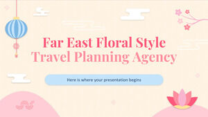 وكالة تخطيط السفر بأسلوب الأزهار في الشرق الأقصى