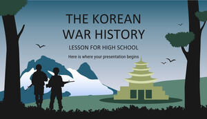 La lección de historia de la guerra de Corea para la escuela secundaria