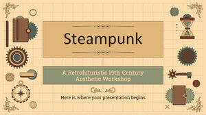 Steampunk: ein retrofuturistischer Ästhetik-Workshop des 19. Jahrhunderts