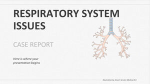 Raport de caz cu probleme ale sistemului respirator