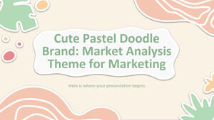 Cute Pastel Doodle Brand: Market Analysis Theme for Marketing