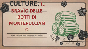 วัฒนธรรมของอิตาลี: Il Bravio delle Botti di Montepulciano - การป้องกันวิทยานิพนธ์