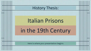 vGeschichtsthese: Italienische Gefängnisse im 19. Jahrhundert