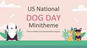 يوم الكلب الوطني الأمريكي Minitheme