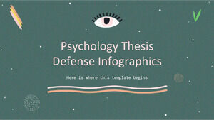 Infografía de defensa de tesis de psicología