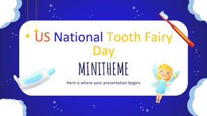Minithema zum Nationalen Zahnfee-Tag in den USA