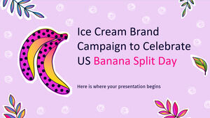 Campaña de la marca de helados para celebrar el Día del Banana Split en EE. UU.