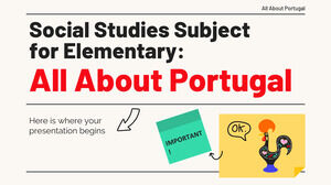 Materia de Estudios Sociales para Primaria: Todo sobre Portugal