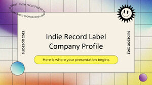 Unternehmensprofil eines Indie-Plattenlabels