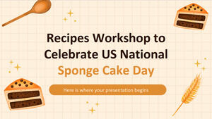 米国のスポンジケーキデーを祝うレシピワークショップ