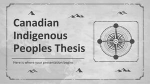 Tesis de los Pueblos Indígenas Canadienses
