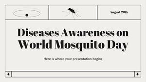 Conscientização sobre doenças no Dia Mundial do Mosquito
