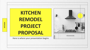 Kitchen Remodel Project Proposal