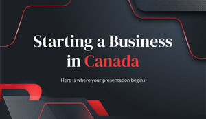 การเริ่มต้นธุรกิจในแคนาดา
