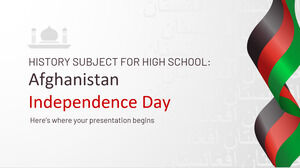 Matéria de História para o Ensino Médio: Dia da Independência do Afeganistão