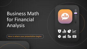 Matematică de afaceri pentru analiză financiară