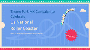 Campanha Theme Park MK para comemorar o Dia Nacional da Montanha Russa dos EUA