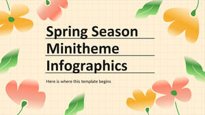 Minithema-Infografiken zur Frühlingssaison