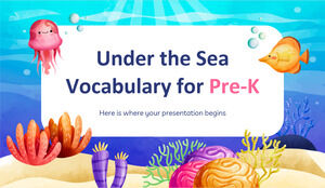 Under the Sea Słownictwo dla Pre-K