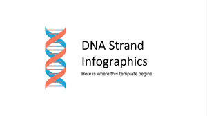 Infografía de hebras de ADN
