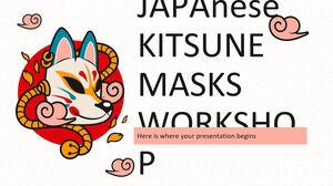 Japanese Kitsune Masks Workshop