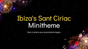 Ibiza 的 Sant Ciriac 迷你主题