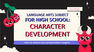Matière d'arts du langage pour le lycée - 9e année : développement du caractère