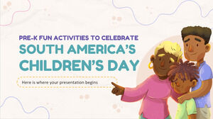 Activități distractive pentru pre-K pentru a sărbători Ziua Copilului din America de Sud
