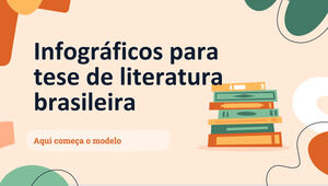 ブラジル文学の論文インフォグラフィックス