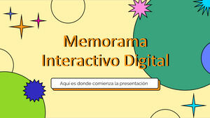 Jogo interativo de memória digital