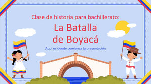 Subiect de istorie pentru liceu: Bătălia de la Boyaca