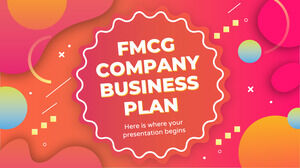 Geschäftsplan eines FMCG-Unternehmens