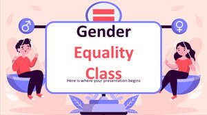 Klasse zur Gleichstellung der Geschlechter