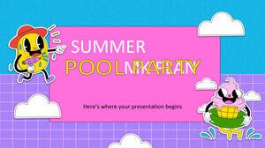 Plan MK pour la fête d'été à la piscine