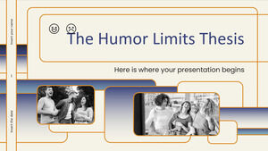 The Humor Limits Thesis