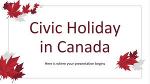 Civic Holiday in Canada