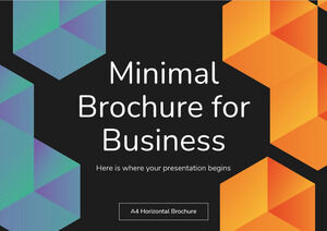 Minimal Brochure for Business