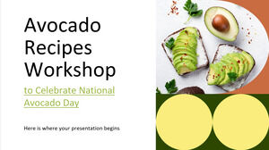 Laboratorio di ricette di avocado per celebrare la Giornata nazionale dell'avocado