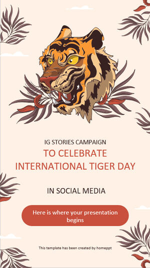 ソーシャルメディアで国際タイガーデーを祝うIG Storiesキャンペーン未