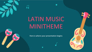 Tema Mini Musik Latin
