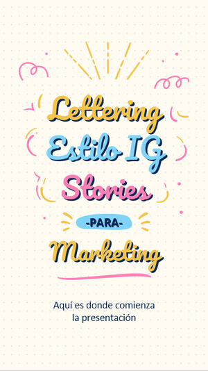 Stil de litere IG Povești pentru marketing