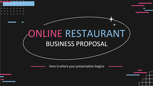 Propunere de afaceri pentru restaurante online