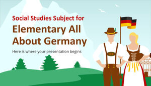 Sujet d'études sociales pour le primaire : Tout sur l'Allemagne