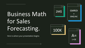Matematica aziendale per la previsione delle vendite