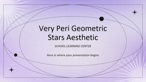 Centrul de învățare a școlii estetice Stele Geometrice Foarte Peri