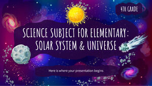 초등학교 - 4학년 과학 과목: 태양계 및 우주