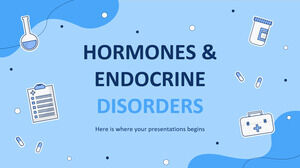 Hormonas y trastornos endocrinos