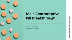 男性用避妊薬の画期的な進歩